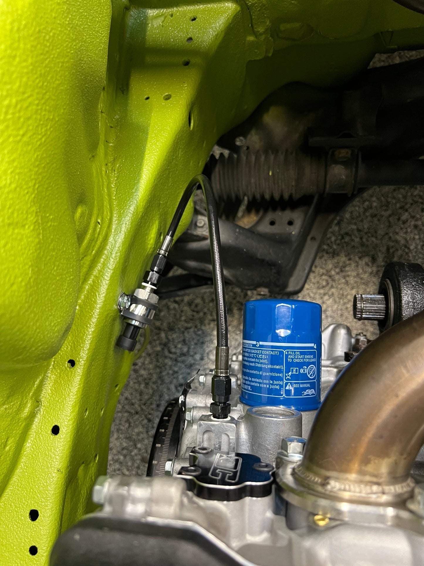 Jroc Built Racing Remote Oil Pressure Line Kit