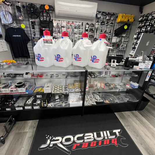 VP Racing 5.5 Gallon Utility Jug w/ Deluxe Hose - 5.5-Gal Sq. Motorsport Container