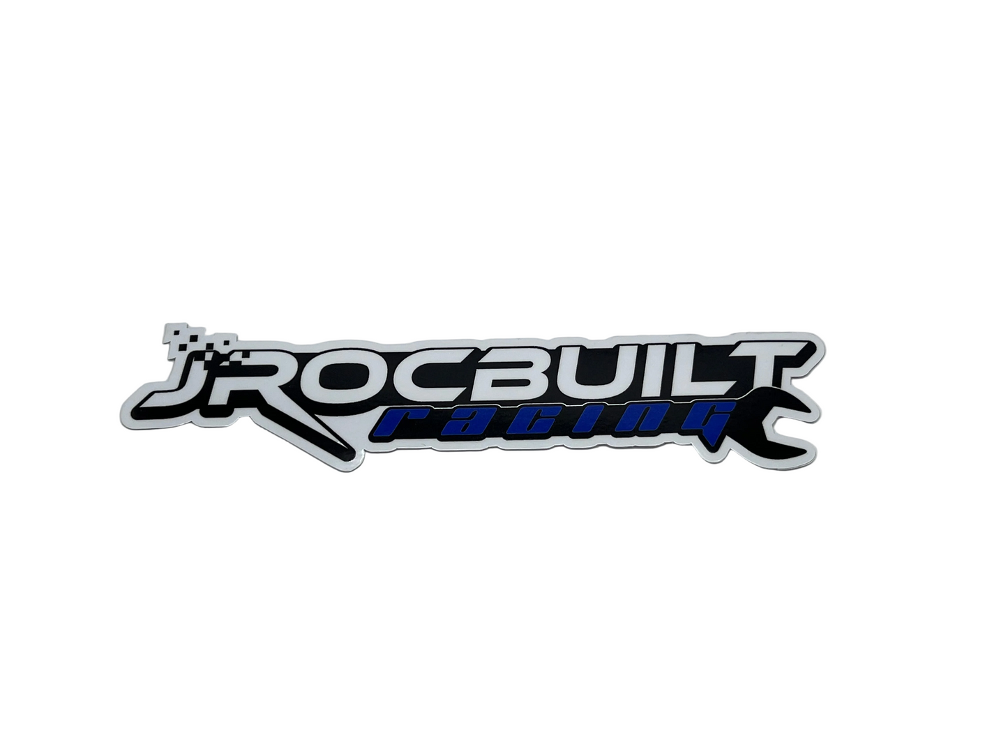 Jroc Built Racing Sticker (BLUE)