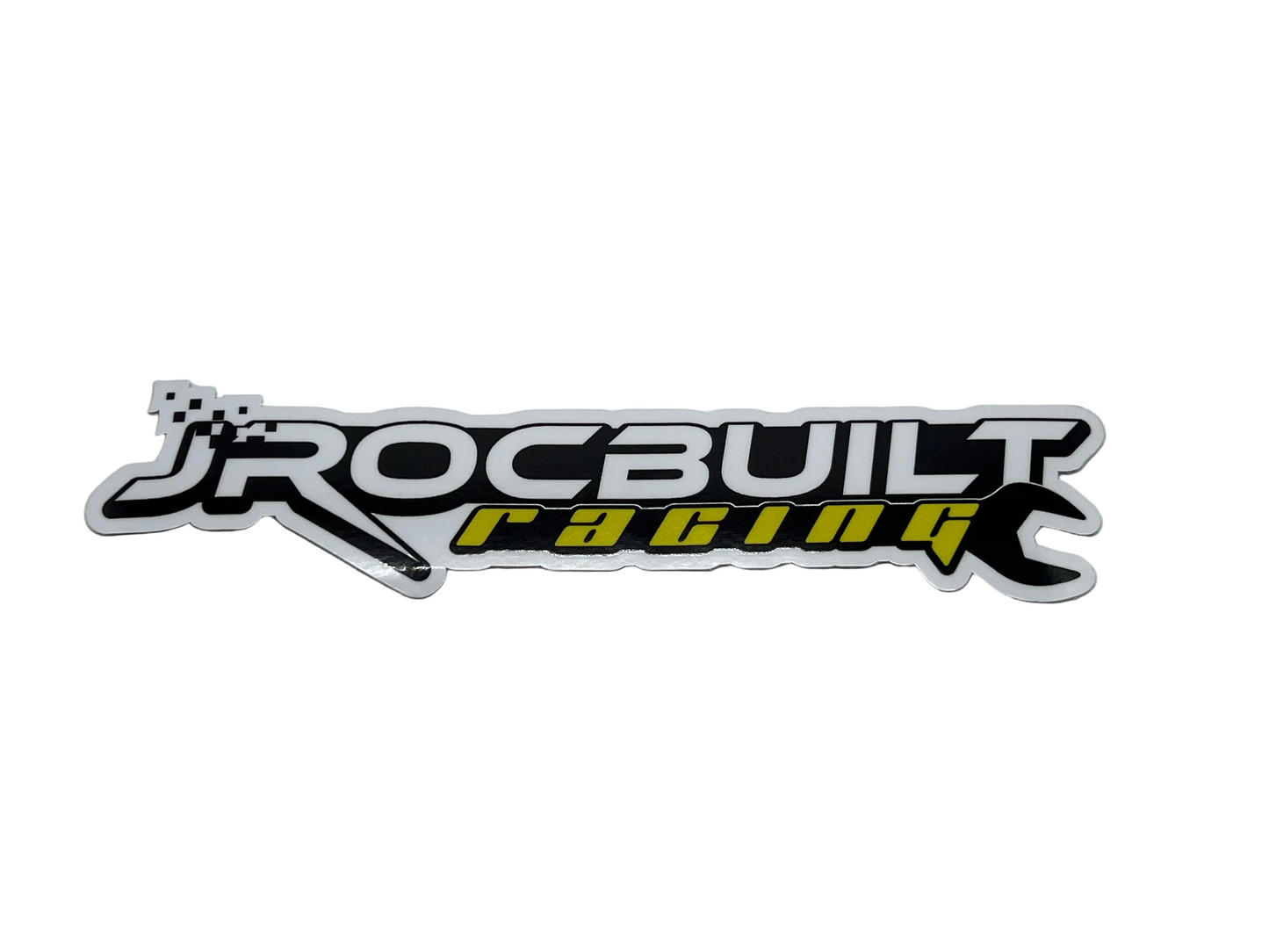 Jroc Built Racing Sticker (YELLOW)