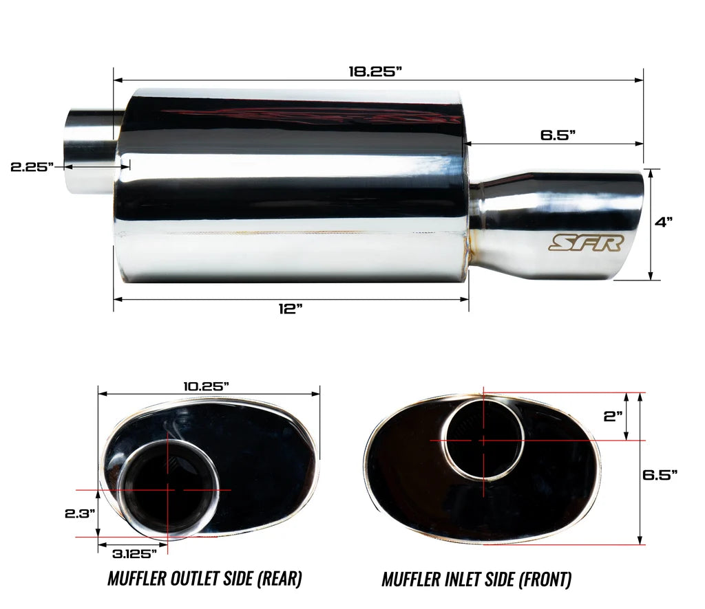 SpeedFactory Racing Street Spec Muffler