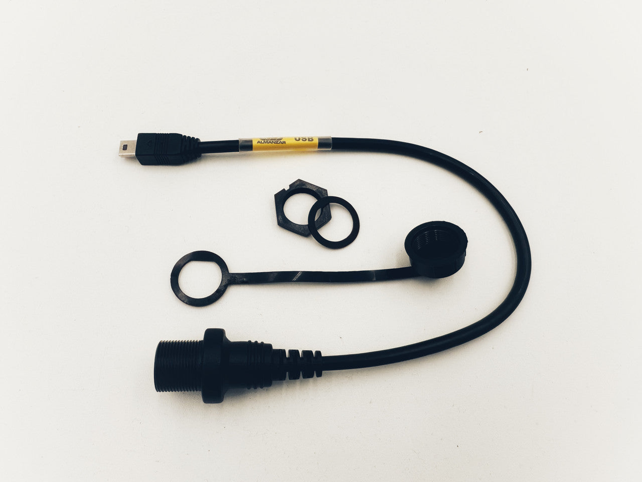 Almanzar Motorsports Mini USB remote mount cable 12"