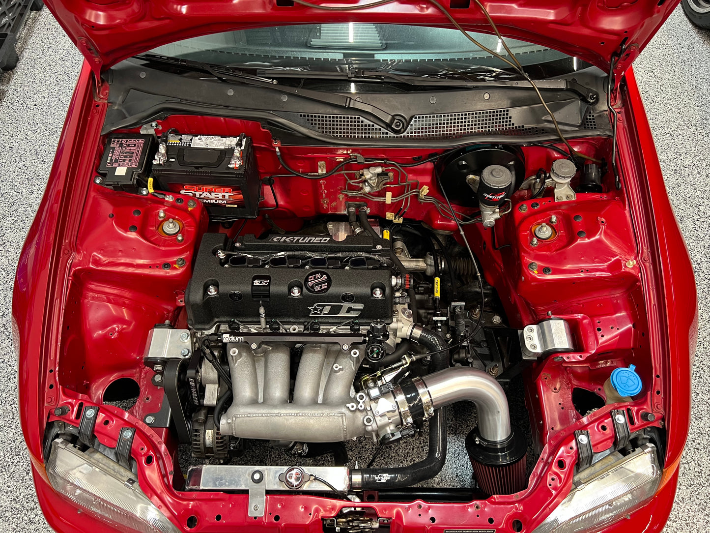 Jroc Built Racing Tucked K Swap Charge Harness