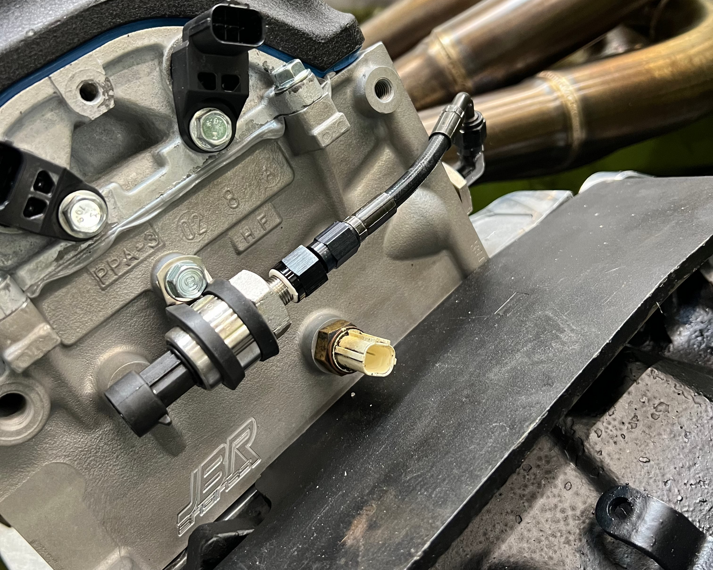 Jroc Built Racing Remote Coolant Pressure Sensor Relocation Kit