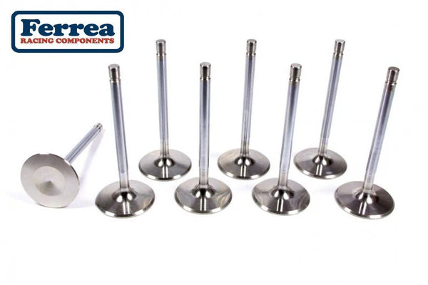 Ferrea Acura K20 35mm 5.47mm 109.3mm 20 Deg S-Flo Radius Grv Stock 6000 Series Intake Valve-Set of 8