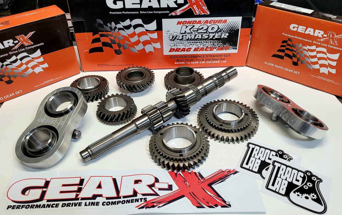GEAR-X USA Drag-2 K Series FWD/AWD Gearsets