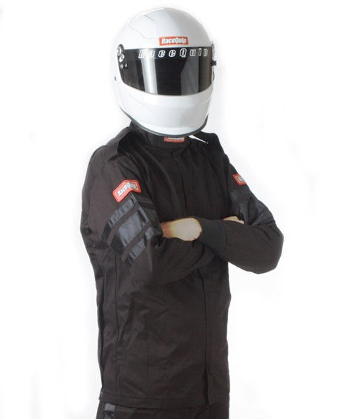 RaceQuip Black SFI-1 1-L Jacket - XL