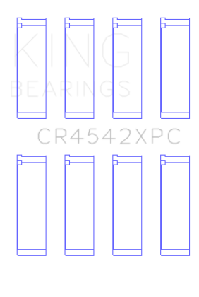 King Engine Bearings Honda K-Series pMaxKote Performance Rod Bearing Set - Size STD