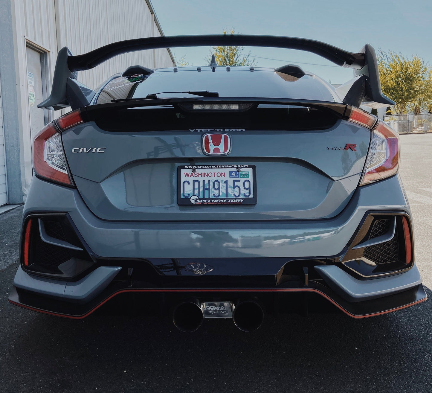 SpeedFactory Racing "Faded" License Plate Frame