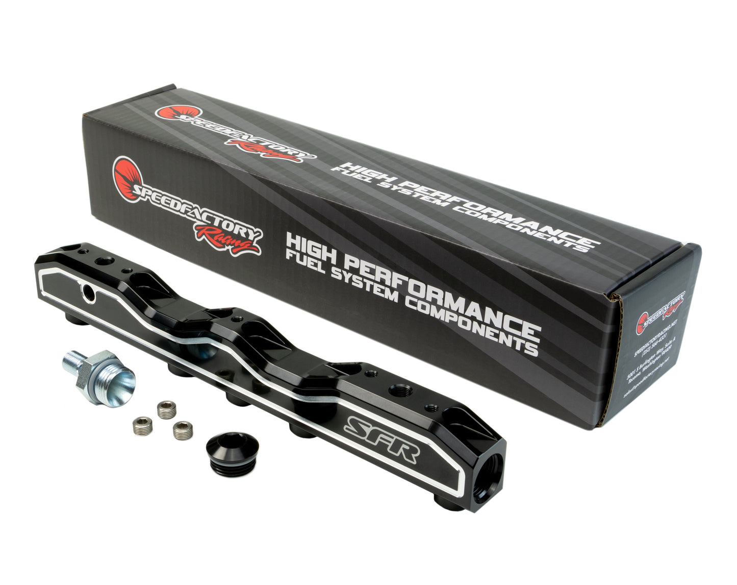 SpeedFactory Racing Billet B-Series 10AN Mega Flow Fuel Rail