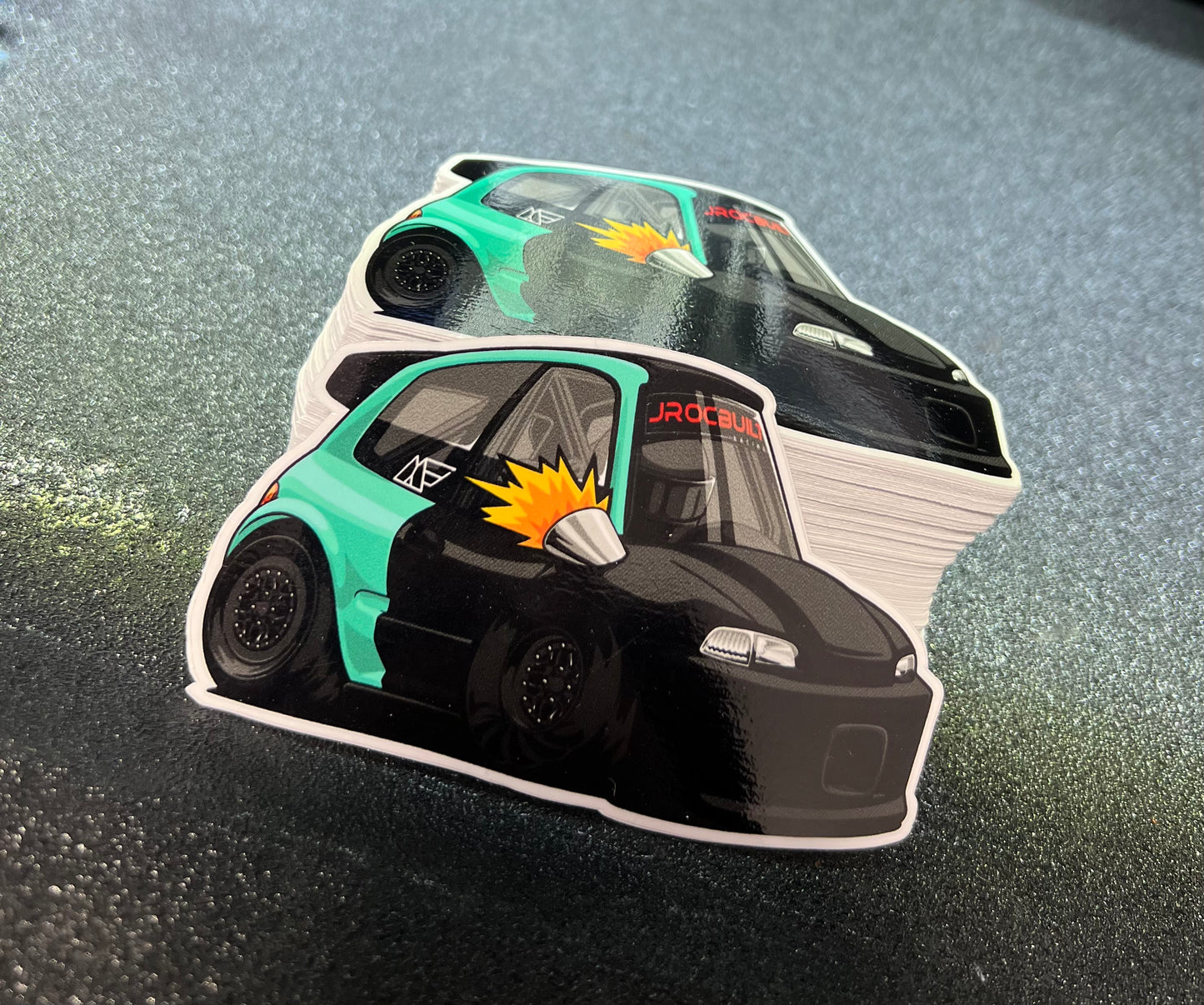 Jroc Built Racing Slap Sticker