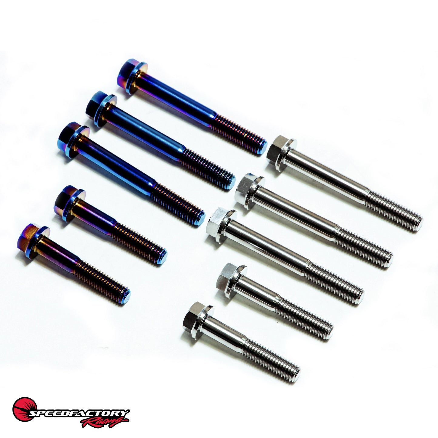 SpeedFactory Racing Titanium Shift Arm Housing 5pc Bolt Kit for B-Series AWD